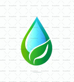 Wassertropfen und Blatt